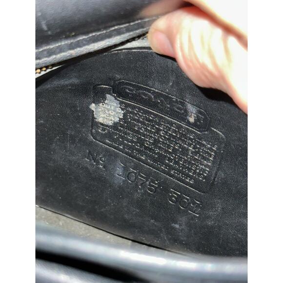 Vintage Coach Women's Black Leather Lindsay Crossbody Bag - Picture 9 of 9